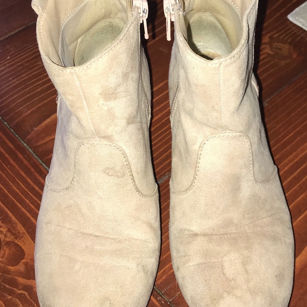 Blush Pink Fashion Boots - Picture 2 of 8